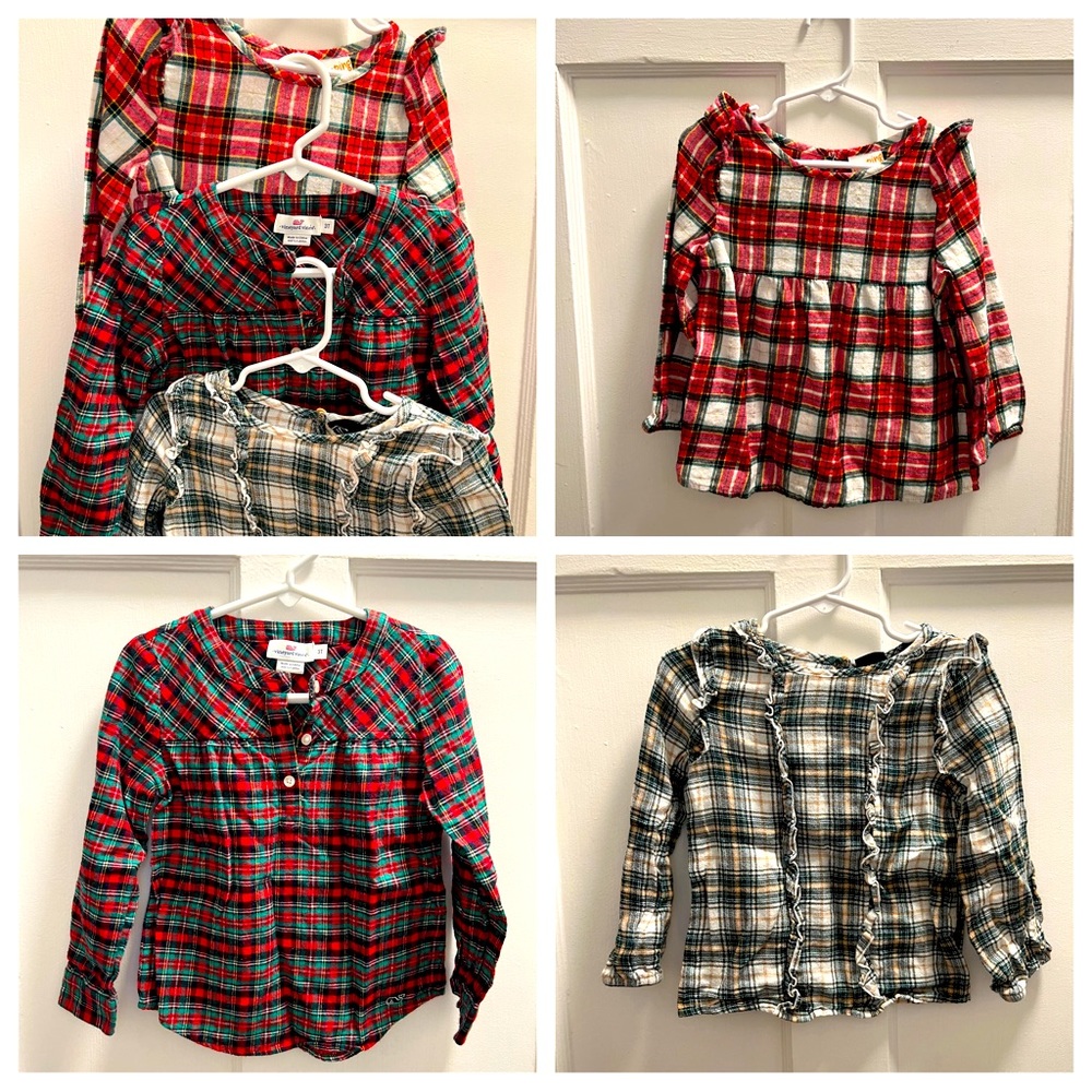 ❤️💚🤍3T Holiday Shirt Bundle🤍💚❤️